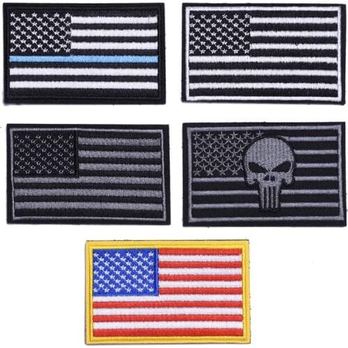 20pcs/lot High-end Boutique Cloth Paste Wholesale Exquisite Computer Embroidery Craft Patch Velcro Badge Morale Badge