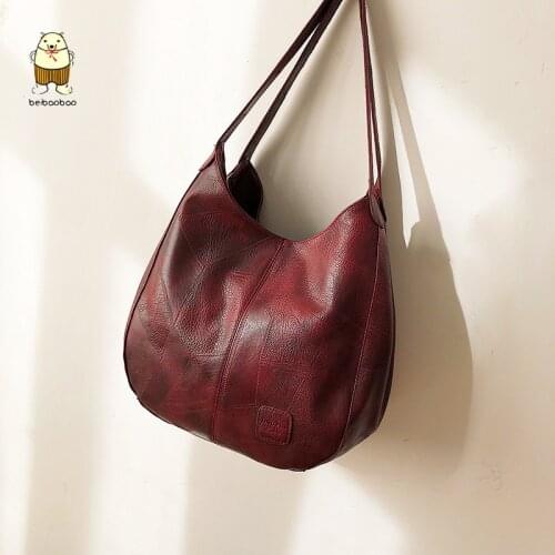 Beibaobao Women Shoulder Bags Female Top-handle Bags Vintage Women Hand Bag Designers Luxury Handbags