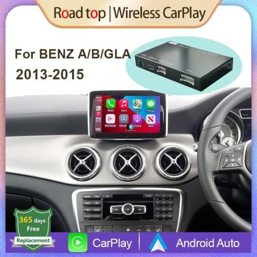 Wireless Apple CarPlay Android Auto for Mercedes Benz A-Class W176 CLA GLA B-Class W246 2013-2015, with MirrorLink Function
