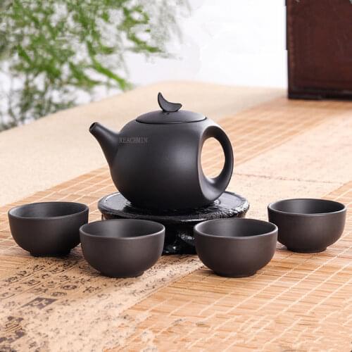 Kung Fu Tea Game [1 Bule + 4 Copies] Yixing Clay Infusor Teapot Infusor Chalet Handmade Yixing Yixing Ceramics Bulbs Define