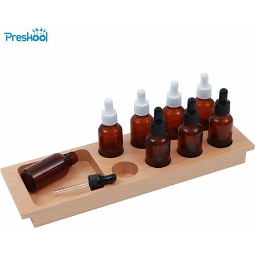 Baby Toy Montessori Sense Taste Tasting Bottle Sensorial Early Childhood Education Preschool Training Kids Brinquedos Juguetes