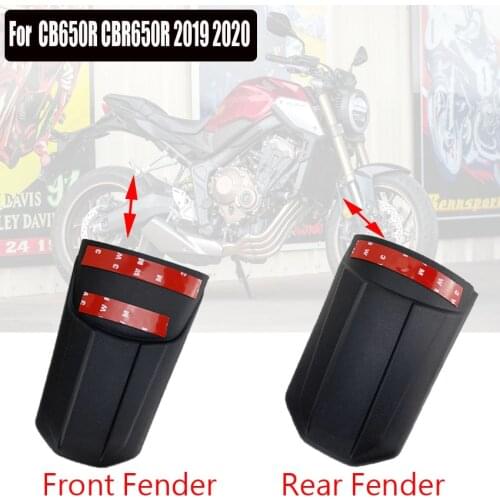 FOR Honda CB650R CBR650R 2019 2020 Motorcycle Accessories Front Rear Fender Extender Fairing ABS Injection Molding