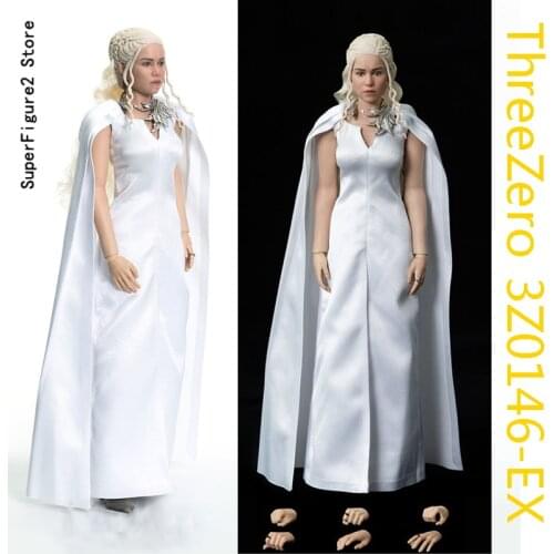 11'' Emilia Clarke Action Figure Model ThreeZero 3Z0146-EX Female Soldier Body Full Set Toys for Collection