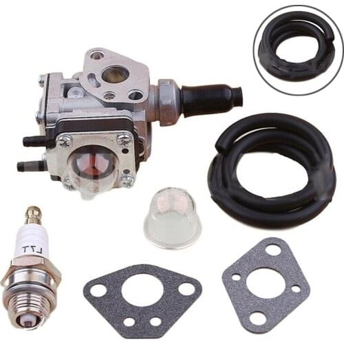 Lawn Mower Carburetor Carb Kit Replacement For Kawasaki TH43 TH48 TH48 KBH48A Trimmer Strimmer Grass Cutter Repair Accessories