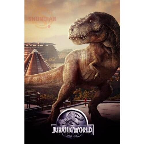 Best Nice Custom Jurassic Park Poster Good Quality Wall Poster Home decoration Canvas Poster For Bedroom cd%7