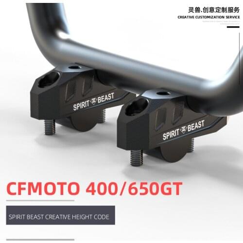 SPIRIT BEAST CFMOTO 400/650GT Heightening Code Modified Accessory Motorcycle Faucet Handle Heightener Handle Moves Backward