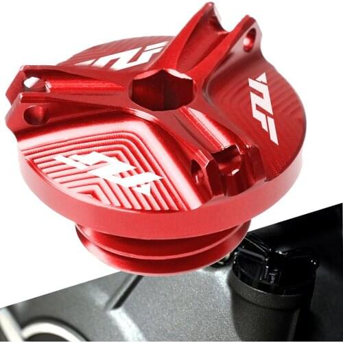 Motorcycle M20*2.5 CNC Engine Oil Filter Cup Plug Cover Screw FOR YAMAHA YZF R125 R1 2008-2015 R1 1998 1999 2000 2001 2002-2008