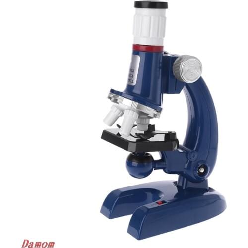 100X-1200X Biological Microscope Kit w/ Mobile Phone Holder Educational Toy Gift