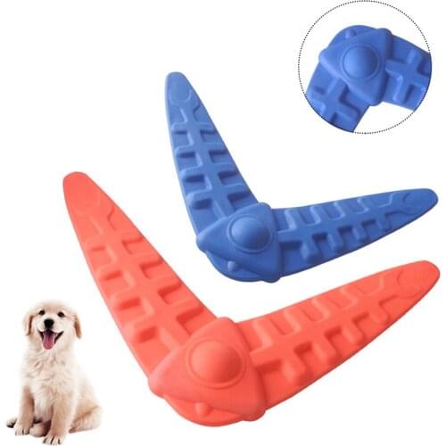 Training Dog Bite Resistant Interactive Pet Molar Chew Toy Puppy Flying Disc Puzzle Boomerang Cat Dart Amusement Small Pets Toys