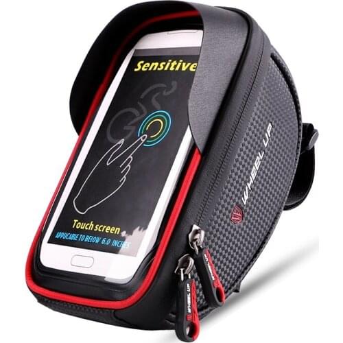 Bike Front Bag 6.0 inch Touchscreen Waterproof Sport MTB Road Bike Cellphone Bag Bicycle Top Tube Pannier Cycling Pouch A929