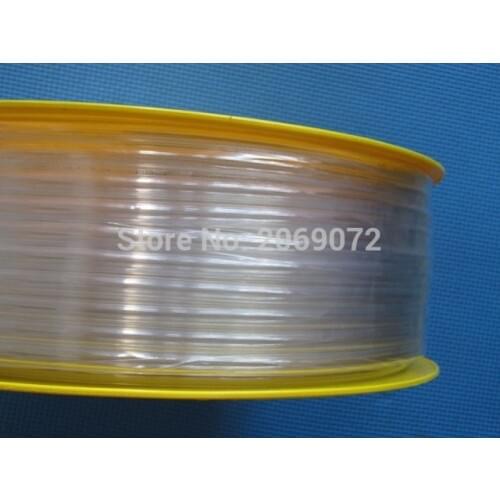 Tube PU Pneumatic Hose 4mm x 6mm for pneumatics 25meter Transparent color clear