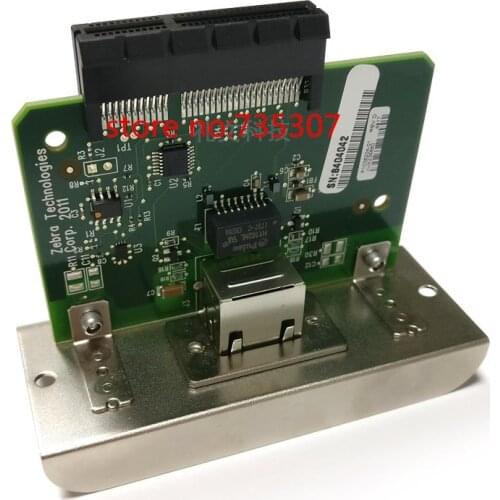 Original new zt410 zt420 zt210 zt220 zt230 wired built-in network card PCBA board for zebra zt200 barcode printer P1037974-001