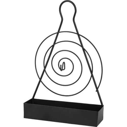 Spiral Mosquito Coil Holder Iron Mosquito Coil Frame Insect Repellent Incense Rack Home Decoractive Holder