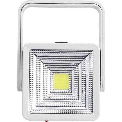 LED Solar Powered 5W LED Lamp Portable Solar Spotlight Flood Spot Work Light for Outdoor Camping Lamps With USB Charging