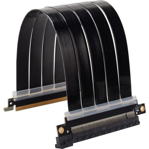 Graphics Card Extension Cable PCIE 4.0 x16 to 16x Riser PCI-e ITX Chassis Straight 16GT\S Full Speed Non-destructive Free Drive