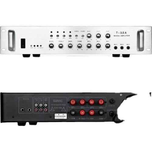 Oupushi 300 watt amplifier 2 channel 4 zone pa power