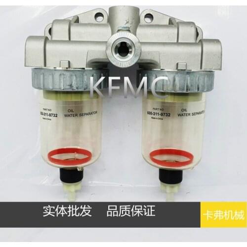 Free shipping for excavator parts Komatsu 300-7/400-7 Connected Oil-Water Separator PC Diesel Assembly digger parts