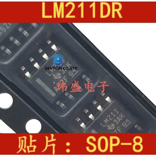 10PCS LM211 LM211DR SOP-8 linear comparator validator in stock 100% new and original