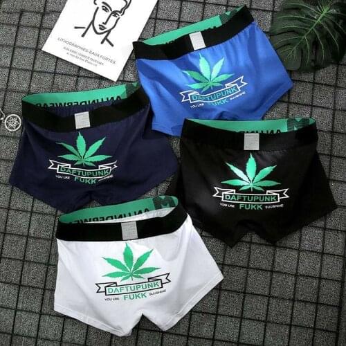 4pcs New Fashion Boxer Men Underwear Mens Cotton Cuecas Masculina Man Boxers Underpant Boxershorts