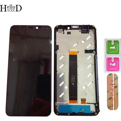 5.45" Mobile LCD Display + Frame For Wiko Harry 2 Harry2 W-V600 LCD Display Touch Screen Sensor Digitizer Panel Assembly Tools
