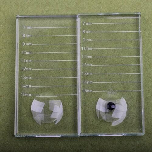 5PCS Hot Selling Crystal Glass Eyelash & Glue Holder Pallet Crystal Stone False Eyelash Extension Glue Adhesive Holder Pallet