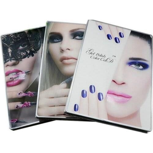 80/120/160 Color Acrylic Nail Gel Polish Display Card Book Color Board Chart Nail Art Salon Manicure Tools 20#922
