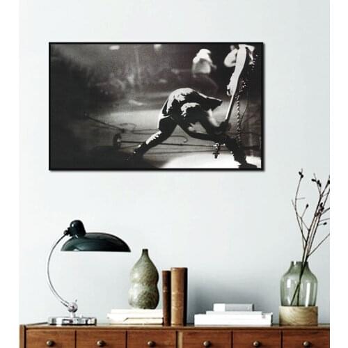 Abstract Wall Art Black and White Portrait Canvas Painting Poster and Print for Living Room Bedroom Corridor Decoration