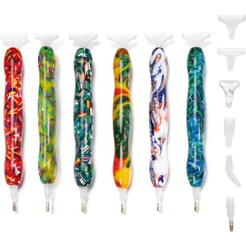 Diamond Painting Resin Point Drill Pen Cross Stitch Embroidery Mosaic Sewing Accessories DIY Craft Resin Diamond Painting Pen