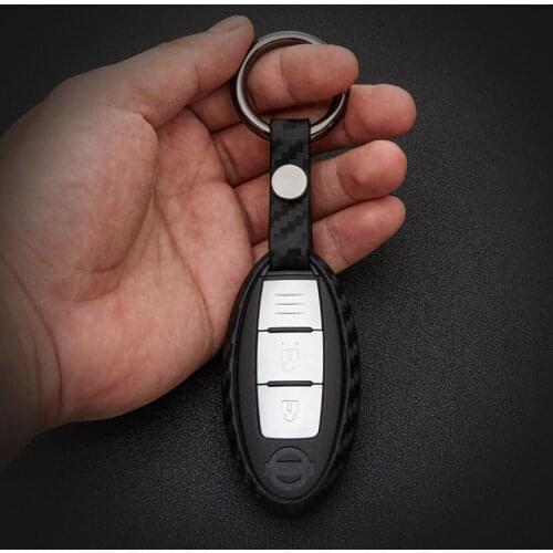 Car Key Protection Case Fob Cover For Nissan Qashqai J10 J11 Leaf Murano X trail T32 Altima Micra Teana Tiida Key Ring Shell Bag