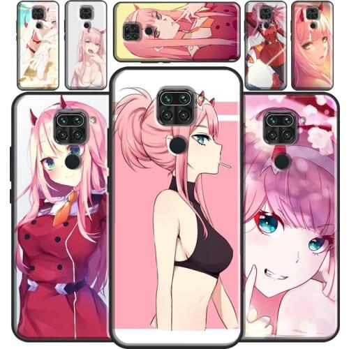 Anime Zero Two Darling in the Franxx Case For Redmi Note 10 7 8 9 Pro Funda For Redmi Note 9S 8T Coque For Redmi 9 A 9C 9T K40