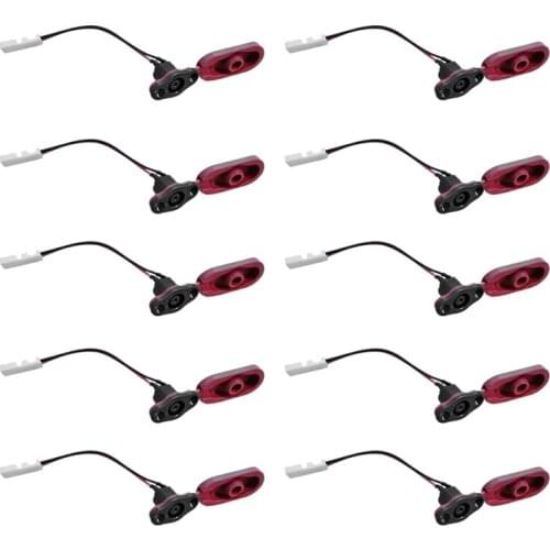 10Pcs Electric Scooter Charging Hole Cover with Charging Cable Port Waterproof Cover for Xiaomi Mijia M365 Scooter