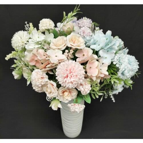 Rose Flower Artificial Silk Flowers Decorative Home Christmas Party Decoration Wedding Decor Flores Craft