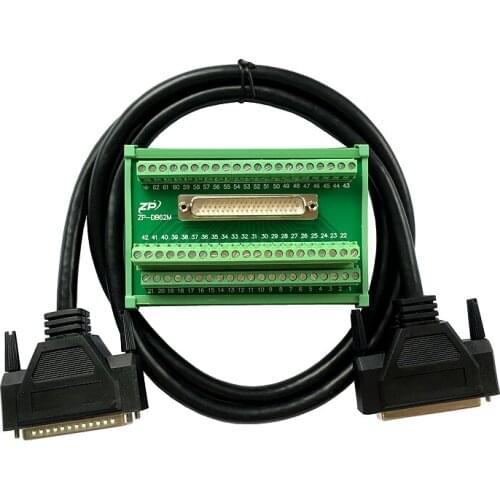 DB62 Relay Terminal Block Male Connector Terminal Board Servo Drive Adapter Board