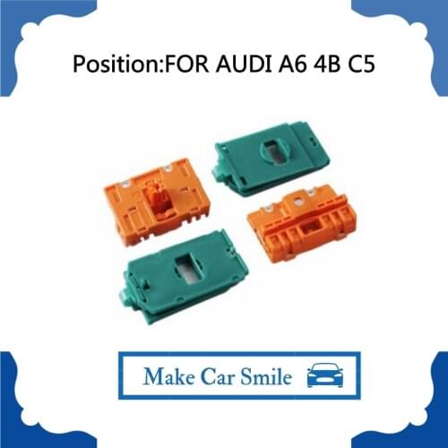 FOR AUDI A6 4B C5 WINDOW REGULATOR REPAIR CLIPS with METAL SLIDER FRONT RIGHT 97-06