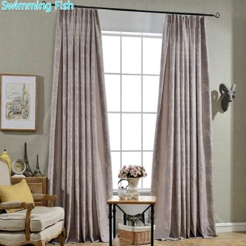 Elegant Embroidery Floral Curtains Cortinas For Living Room Bedroom Home Textile Window Curtain Drape Blackout Blind