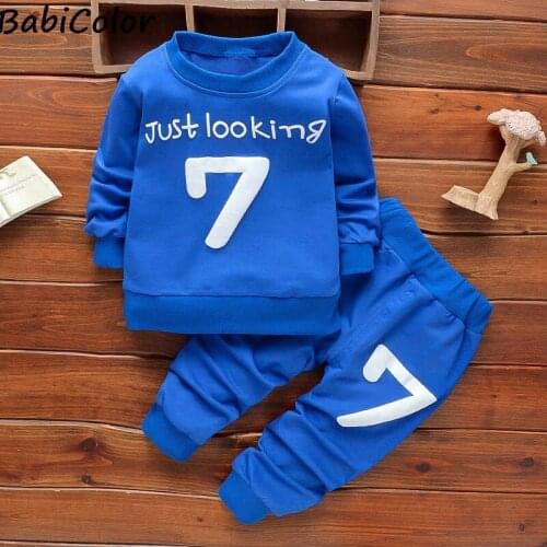 Baby Boys Clothing Set Kids Boys Girls Jogging Set Cotton Tops+pants 2pcs Kids Spring Autumn Outfits For Bebes Clothing