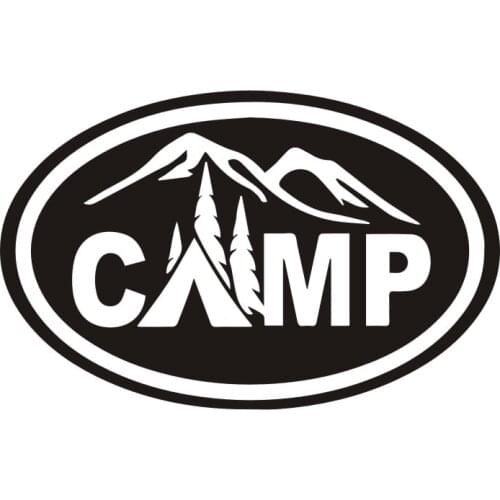 Creative Car Stickers Camper Camping Car Motorcycles Decoration 3D Reflective Car Styling Waterproof Sticker,15cm*10cm