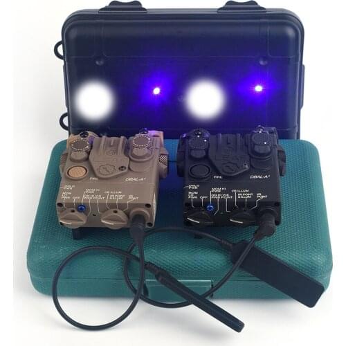 WADSN Airsoft DBAL A2 Green Blue Dot Laser Sight IR Aim Light Strobe Hunting Air Rifle PEQ Laser Pointer Military Weapon No IR