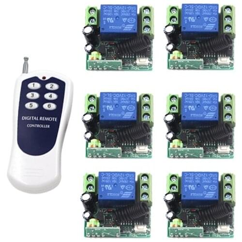 MITI-One-way remote control switch 12V 10A long-distance wireless remote control switch pump motor remote control SKU: 5436