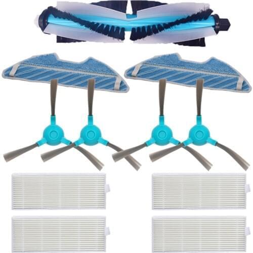 Main brush replacement for Cecotec Conga 1390 Cecotec Conga 1290 robotic vacuum cleaner, side brush, Hepe filter