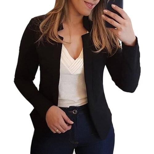 Jacket Suit Plus Size All-match Polyester Business Jacket Suit for Office Plus Size 5XL For Female костюм женский
