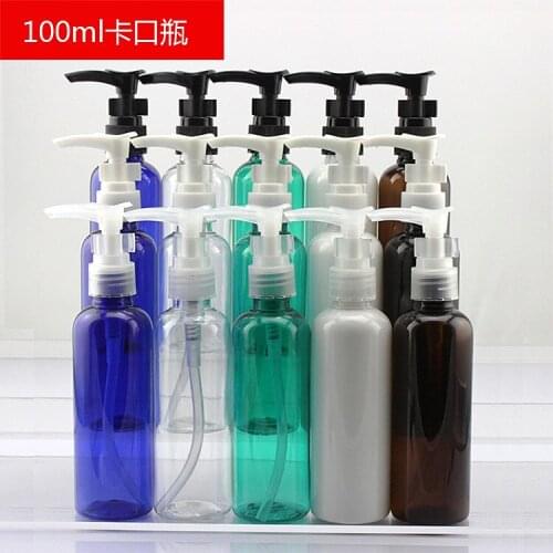 Packing Bottle Cleanser 100ml Shower Gel Shampoo Trial Installation of Plastic Empty Bottles Cosmetics Sample Bottles 10PCS/LOT
