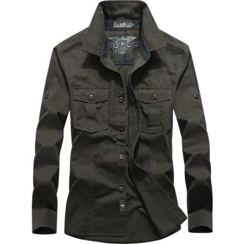 Long Sleeve Shirts Men Clothes Outdoor Casual Breathable Dress Shirts Brand Fashion Tactics Shirts Camisa Masculina Plus Size