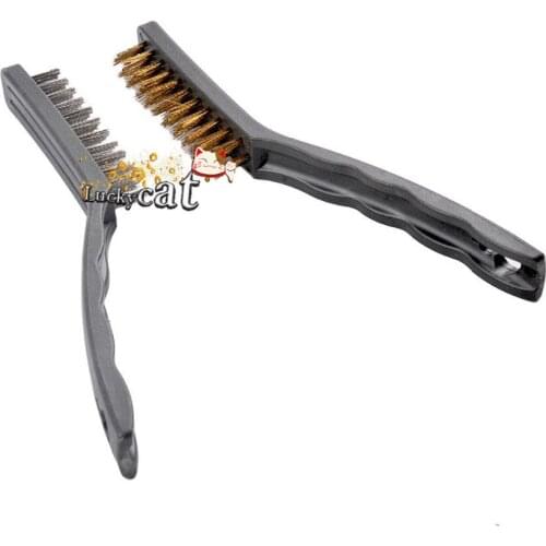 Dental Instrument and Bur CLEANING BRUSH Tool STAINLESS STEEL and Brass