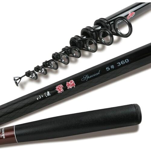 Carbon Fiber Telescopic Fishing Rod Portable Spinning Fishing Olta Poles Travel Sea Boat Rock Fishing Canne 2.7m 3.0m 3.6m Pesca