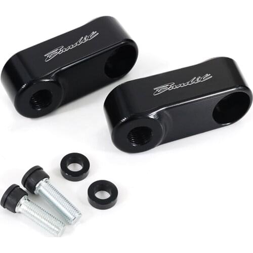 Motorcycle Mirrors Extension Riser Extend Adapter Fit For SUZUKI GSF 600 Bandit GSF 650 Bandit SFV650 Gladius DR-Z 400 GS500E