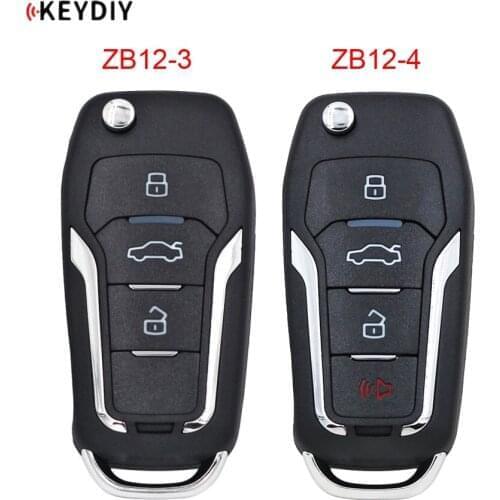 KEYDIY Universal Smart Key ZB12-3 / ZB12-4 for KD-X2 Car Key Remote Replacement Fit More than 2000 Models