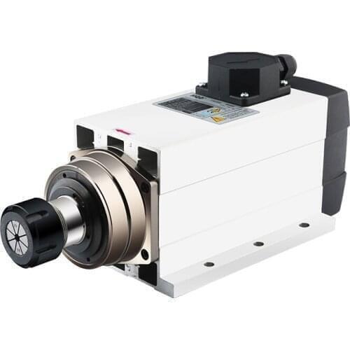 Good quality 2.2kw 24000rpm 220V/380V air cooling ER20 collect cnc spindle motor with flange for engraving milling