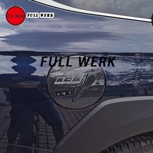 1 Piece ABS Car Fuel Tank Cap Decoration Cover Sticker Protector Sequins for Subaru Outback 2021 Exterior Accessories