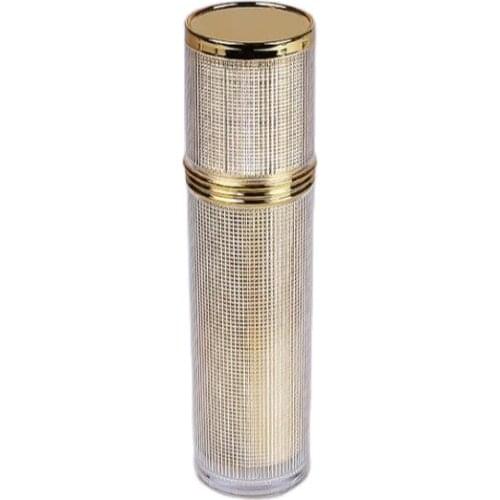 100ml/120ml acrylic gold checks shape bottle mist sprayer perfume toner toilet water skin care cosmetic packing